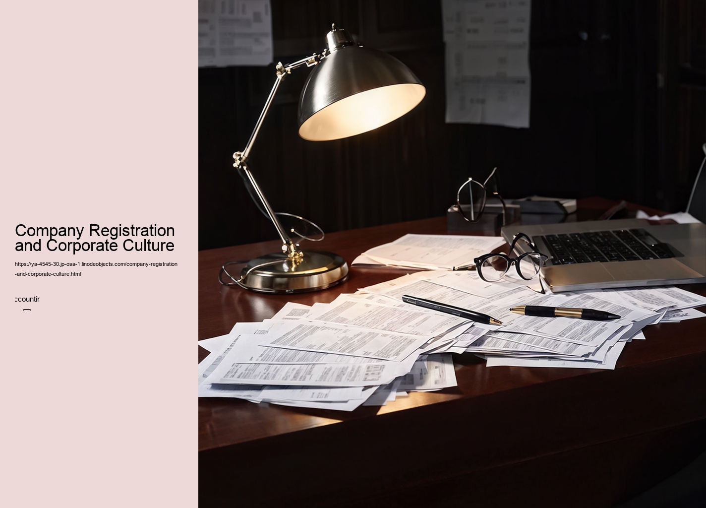 Company Registration and Corporate Culture